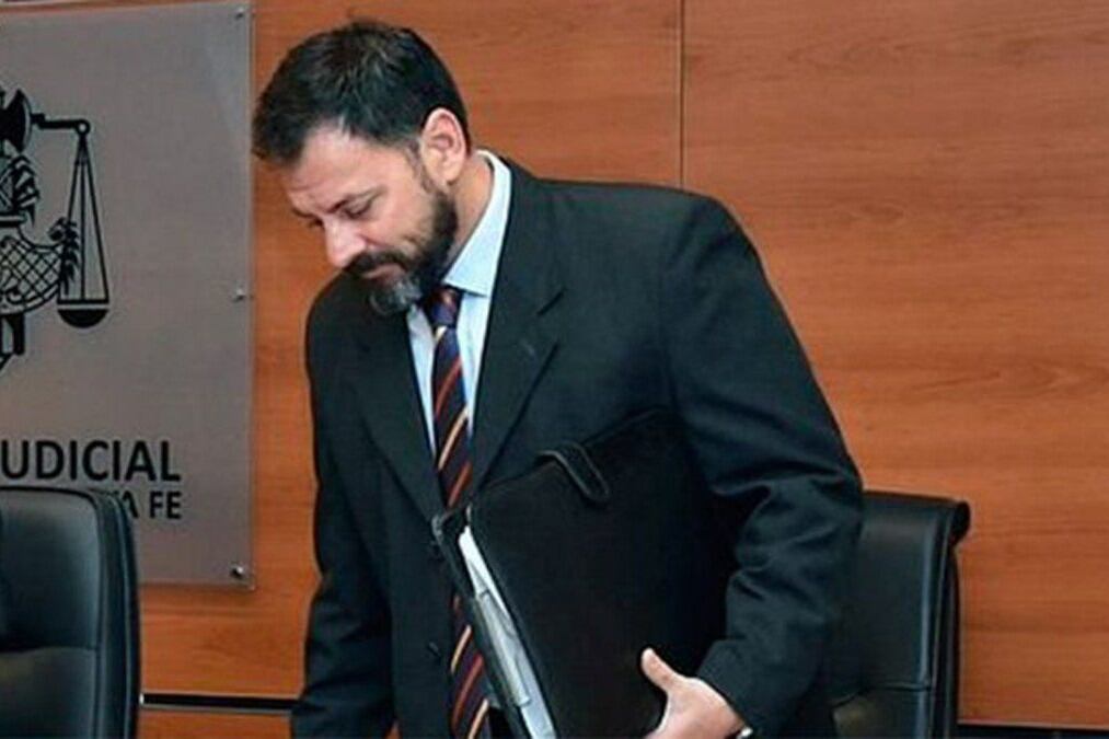 El cuestionado juez de primera instancia de Santa Fe, Rodolfo Mingarini.