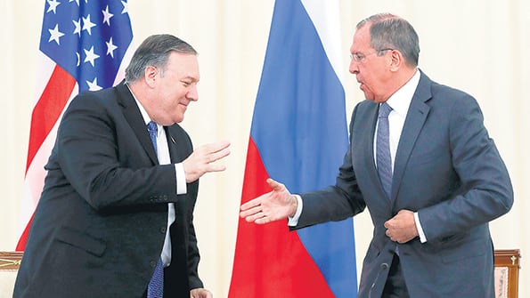 Pompeo y Lavrov hablaron de Venezuela durante una reunión en el balneario de Sochi.