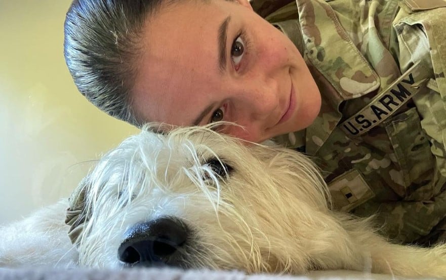 Ashley controló su respiración para conservar el oxígeno en el peor momento. Imagen: @ashpickles20.