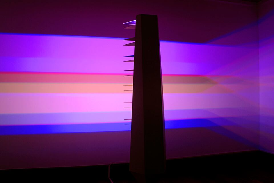 Todos los colores del horizonte, instalación de Gonzalo Maciel