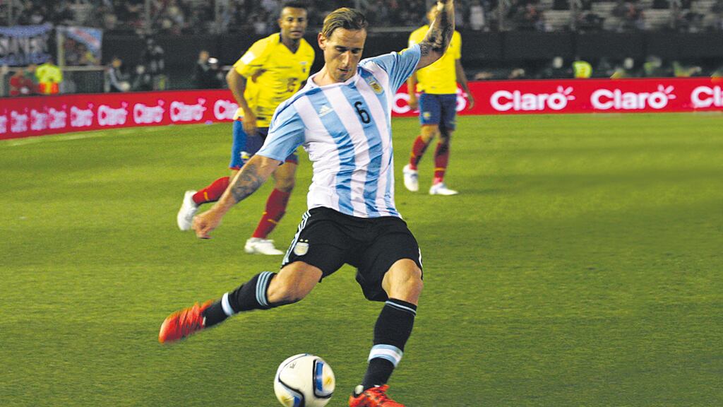 Biglia es uno de los habituales titulares en el mediocampo de la Selección Argentina.