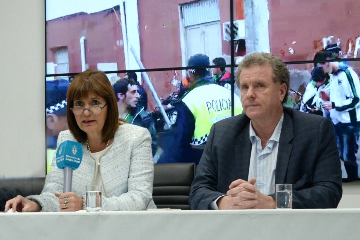 Patricia Bullrich y Gerardo Milman, su mano derecha caída en desgracia.