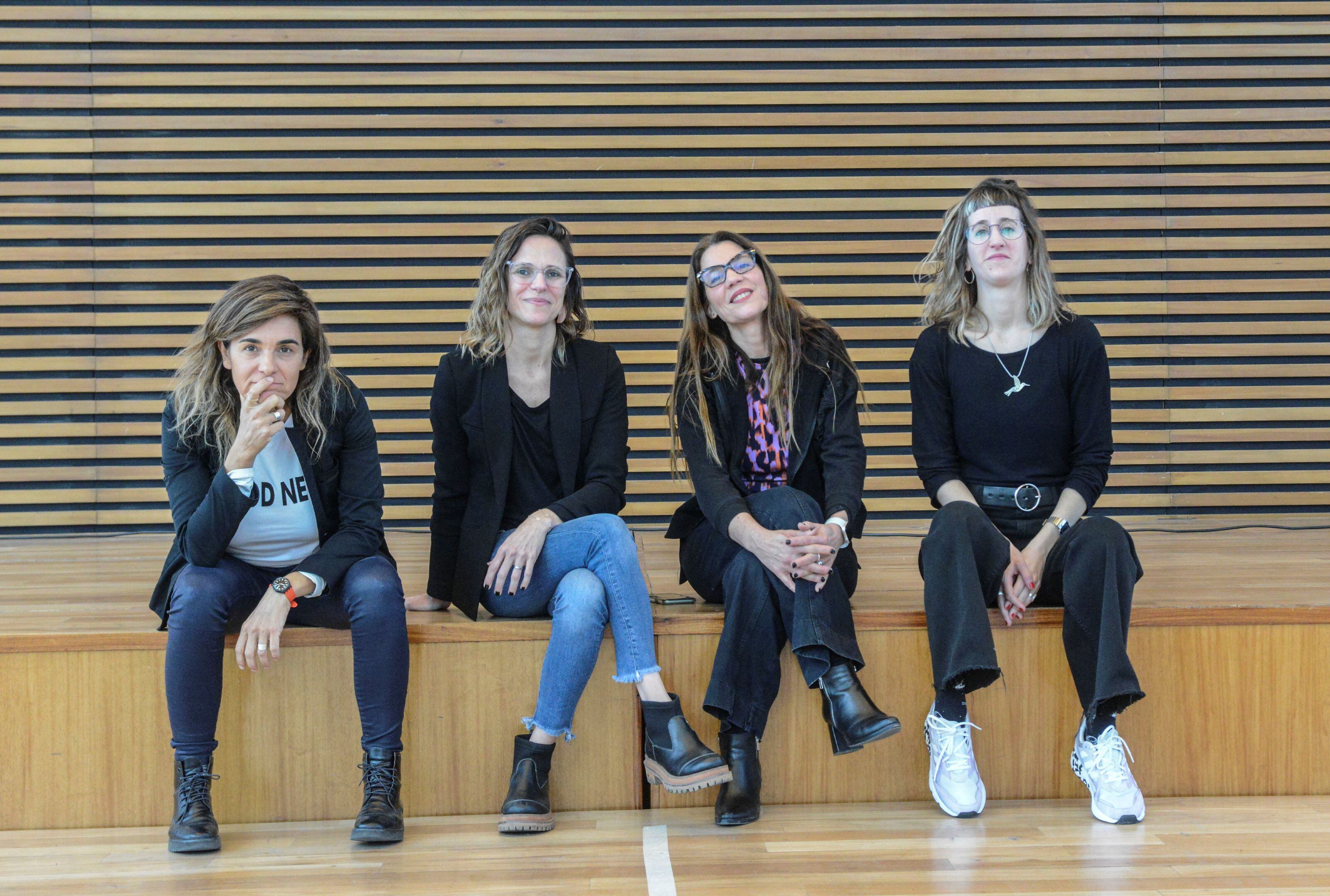 María Rosenfeldt, Verónica Fiorito, Natalia Uccello y Jimena Pautasso.