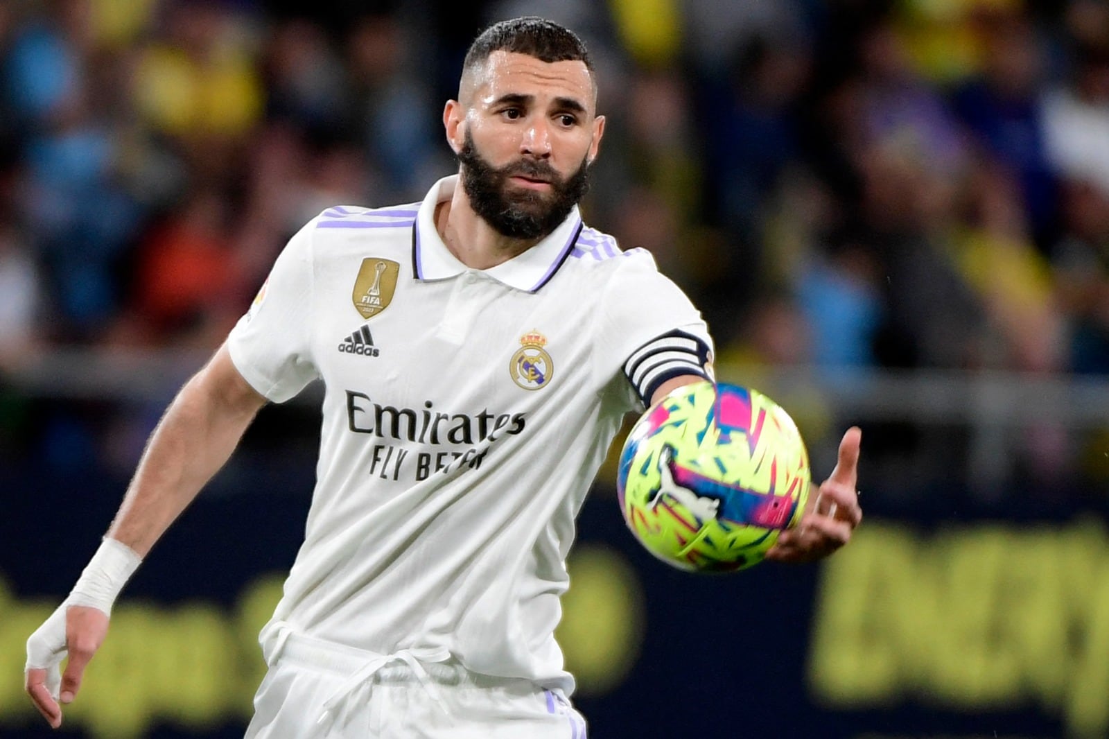 Karim Benzemá lleva 14 goles en LaLiga, por detrás de Robert Lewandowski (17)