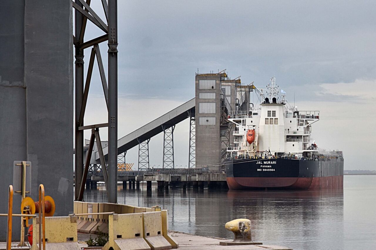 Las terminales marítimas de Bahía Blanca vieron incrementada la llegada de barcos para completar sus cargas.
