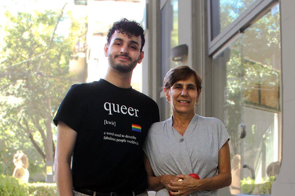 Lautaro Martín Maino y Cecilia Augsburger de la facultad de Psicología