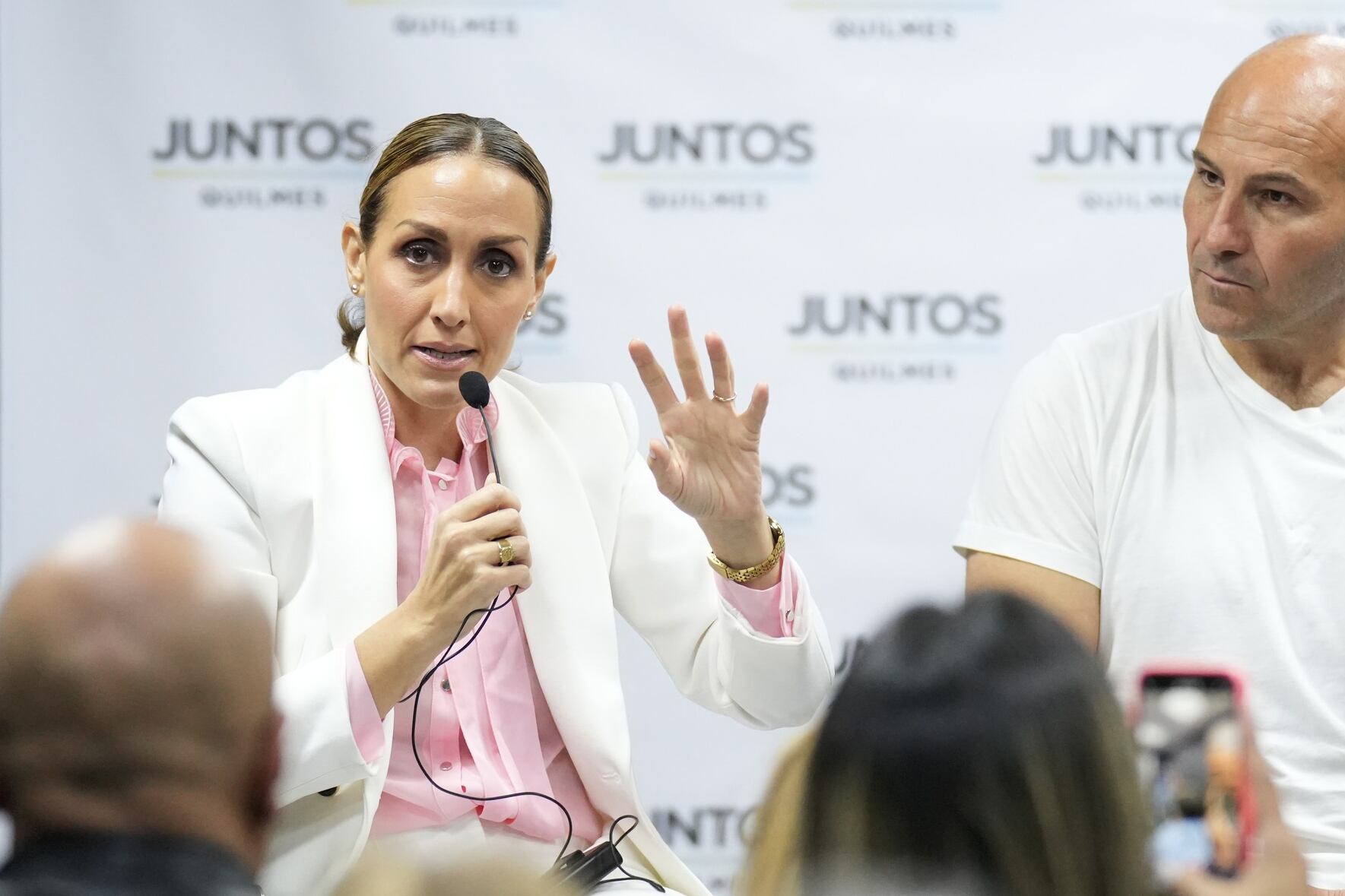 Florencia Arietto, en sus tiempos militando en Juntos por el Cambio.