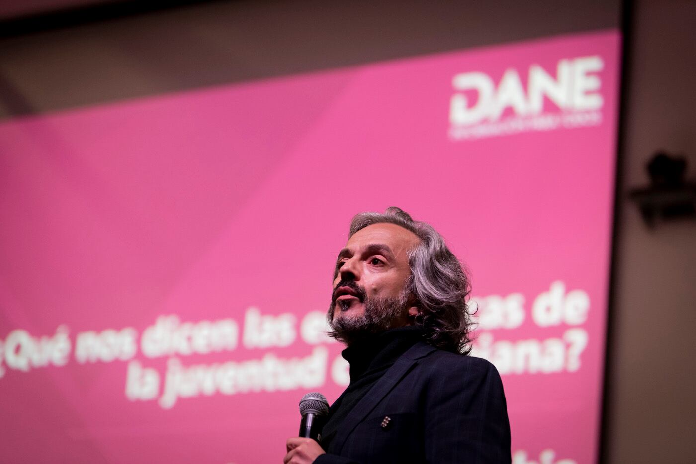 El director del Departamento Administrativo Nacional de Estadística de Colombia, Juan Daniel Oviedo, durante una charla en la Universidad Nacional de Colombia / Universidad Nacional de Colombia 