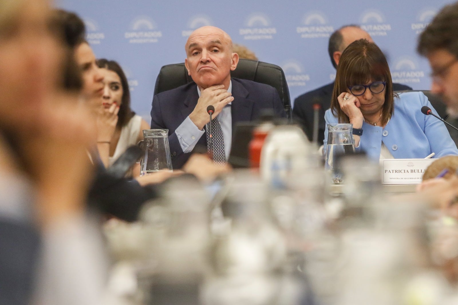 Patricia Bullrich enojada con la participación del Alto Comisionado de las Naciones Unidas para los Derechos Humanos.