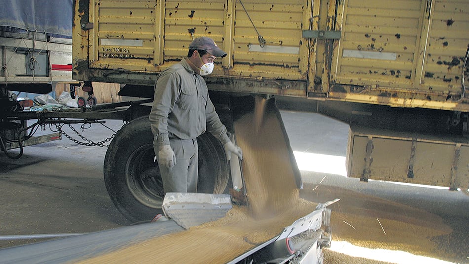 Los cortes impiden el normal flujo de transporte de cereales hacia los puertos y las plantas molineras.