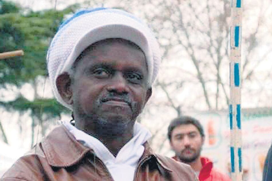 Romualdo Rosadio da Costa, de 63 años, alias Moa do Katendé, músico e instructor de capoeira y votante del Partido de los Trabajadores.