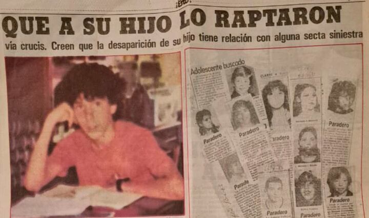 Diego Fernández Lima tenía 16 años cuando desapareció en 1984