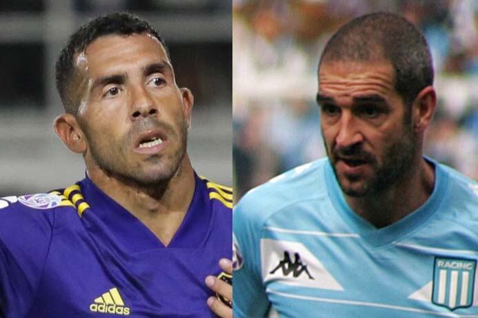 Carlos Tevez y Licha López, figuras y capitanes.