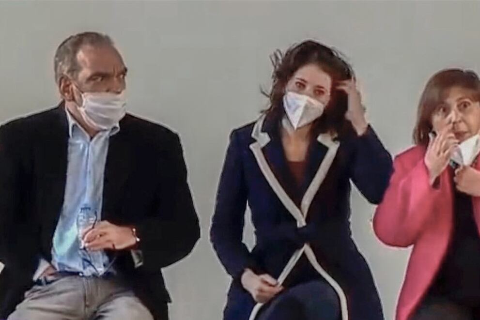 Fernando Iglesias, Sabrina Ajmechet y Paula Oliveto.