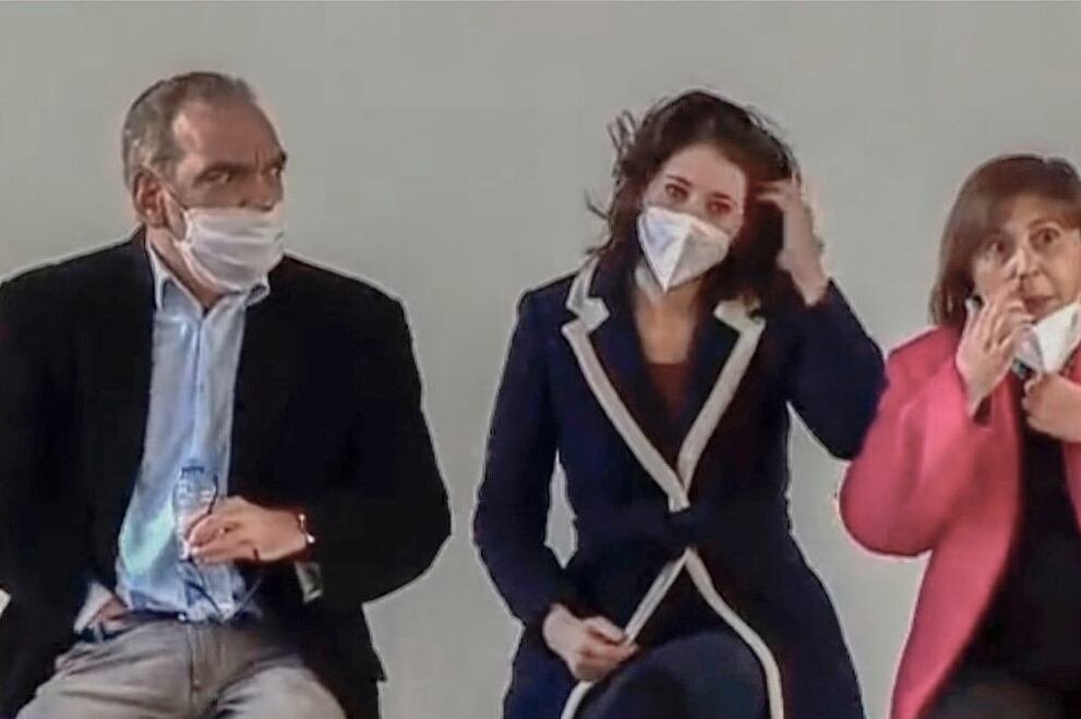 Fernando Iglesias, Sabrina Ajmechet y Paula Oliveto.