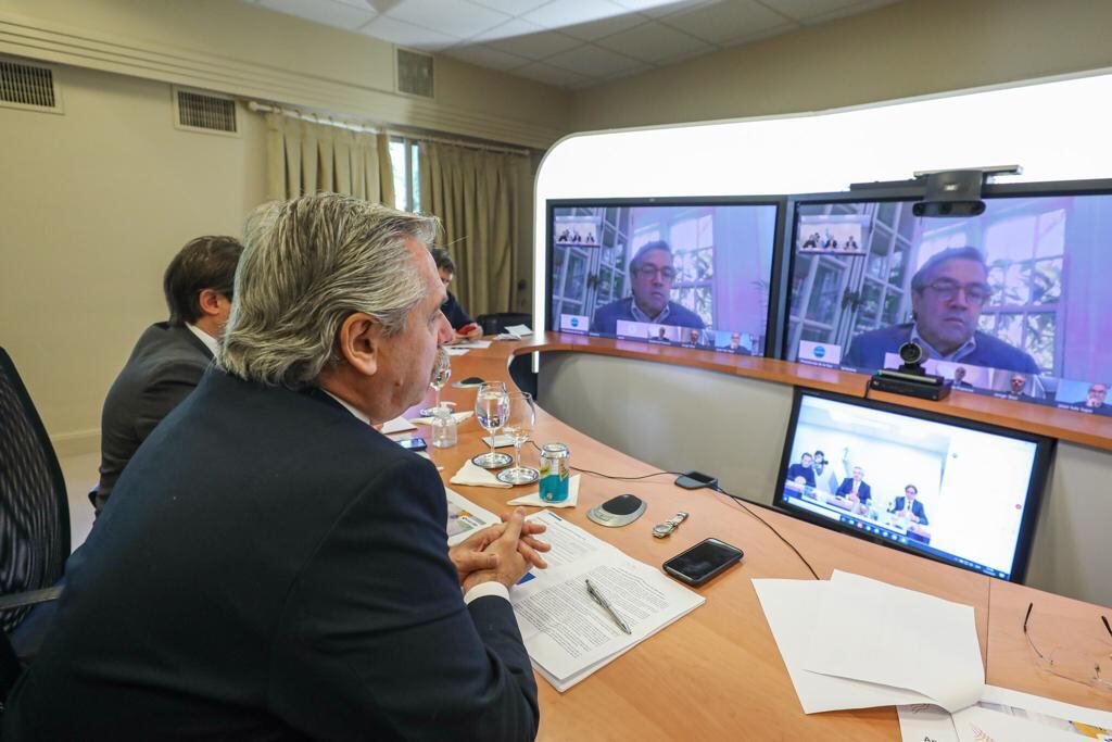 El presidente Alberto Fernández recibió el apoyo del BID, que desembolsará este año 1.800 millones de dólares para ayudar a mitigar las consecuencias que generó la pandemia coronavirus.