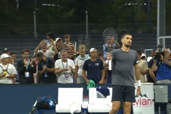 Cachín le ganó la batalla a Bedene en casi cuatro horas y está en la segunda ronda