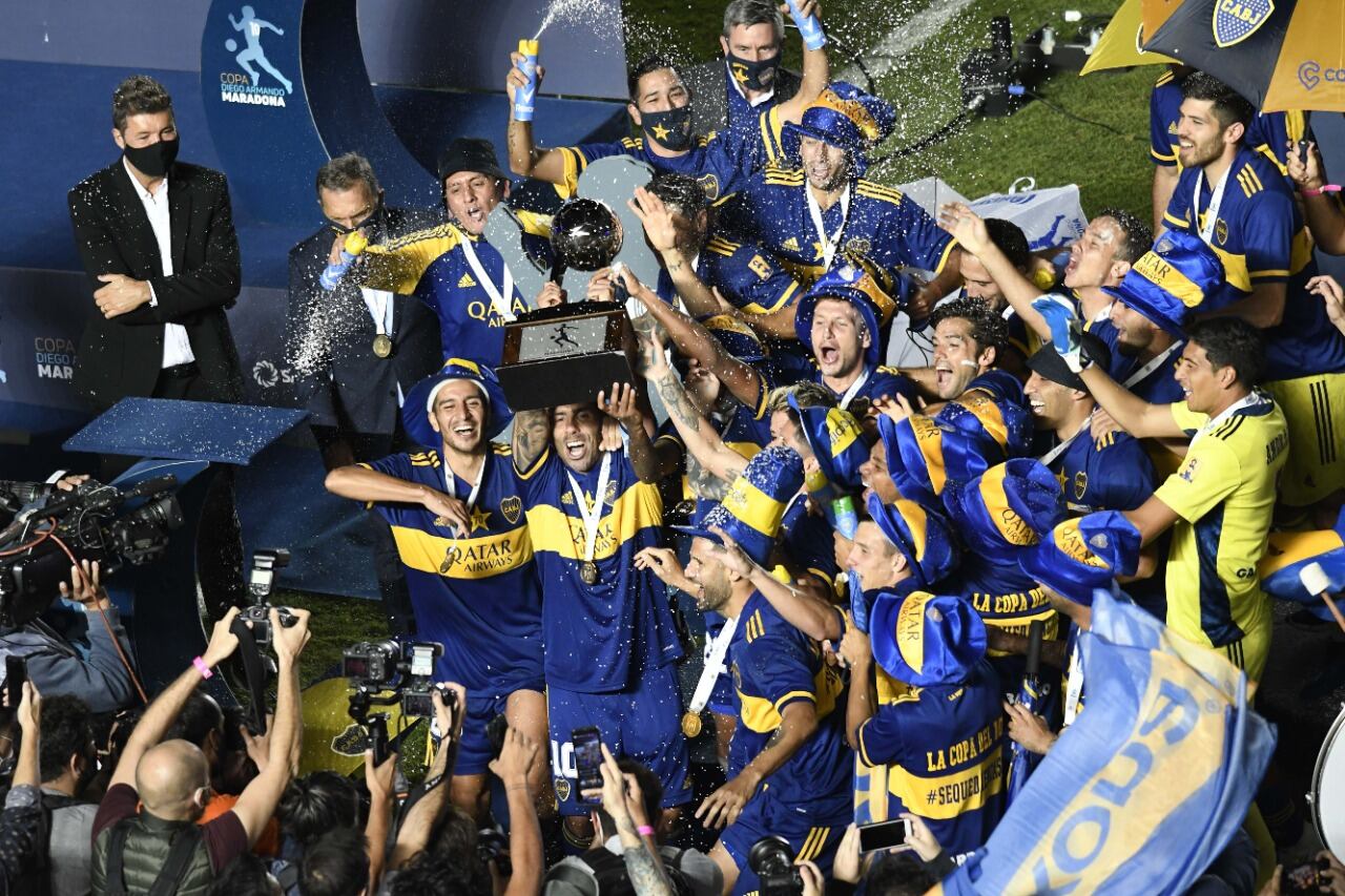 La consagración de Boca en la Copa Diego Maradona, el mes pasado.