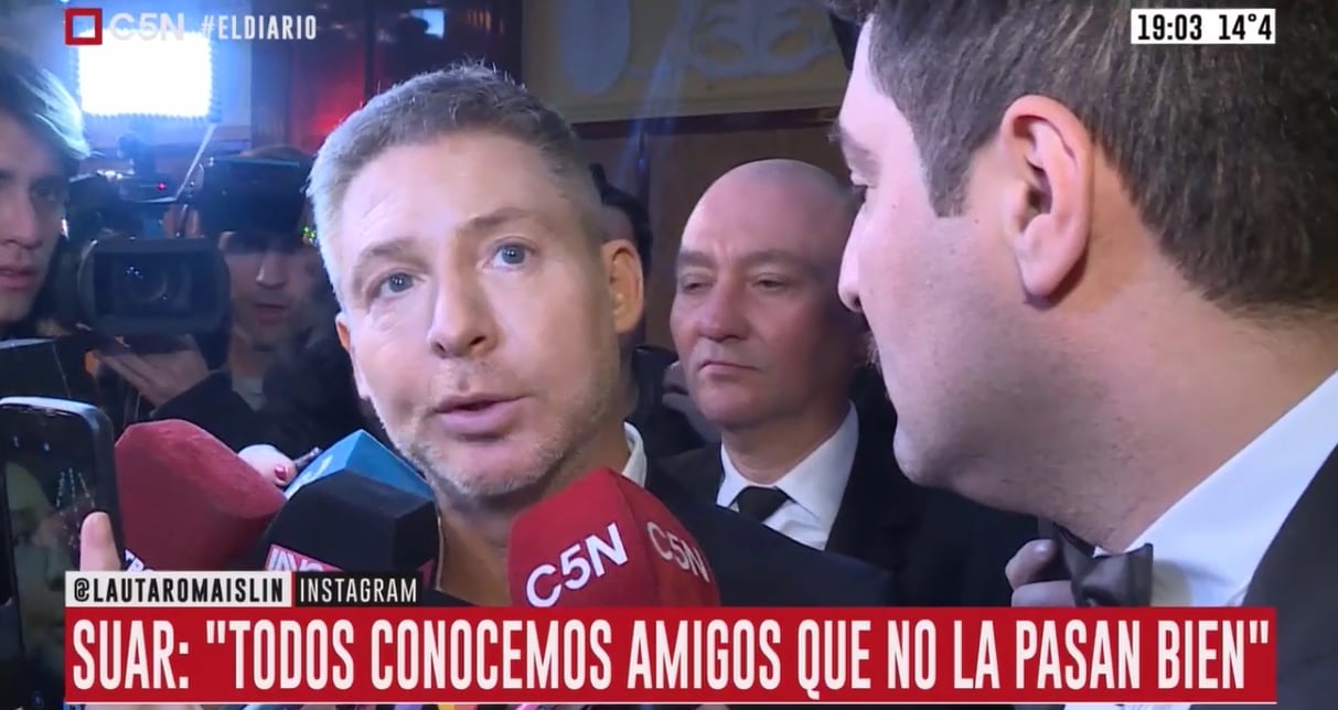 “No va más eso de quién tiene que estar y quién no”, dijo Suar.