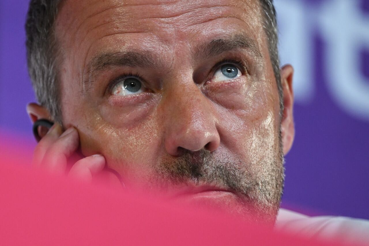 El entrenador de Alemania, Hansi Flick.