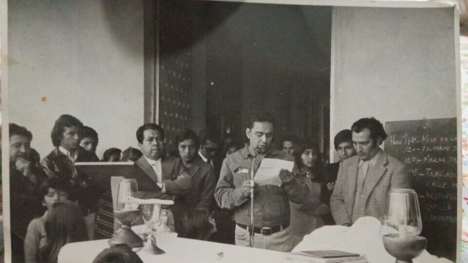 Jorge Santillán cuando era concejal de General Mosconi.