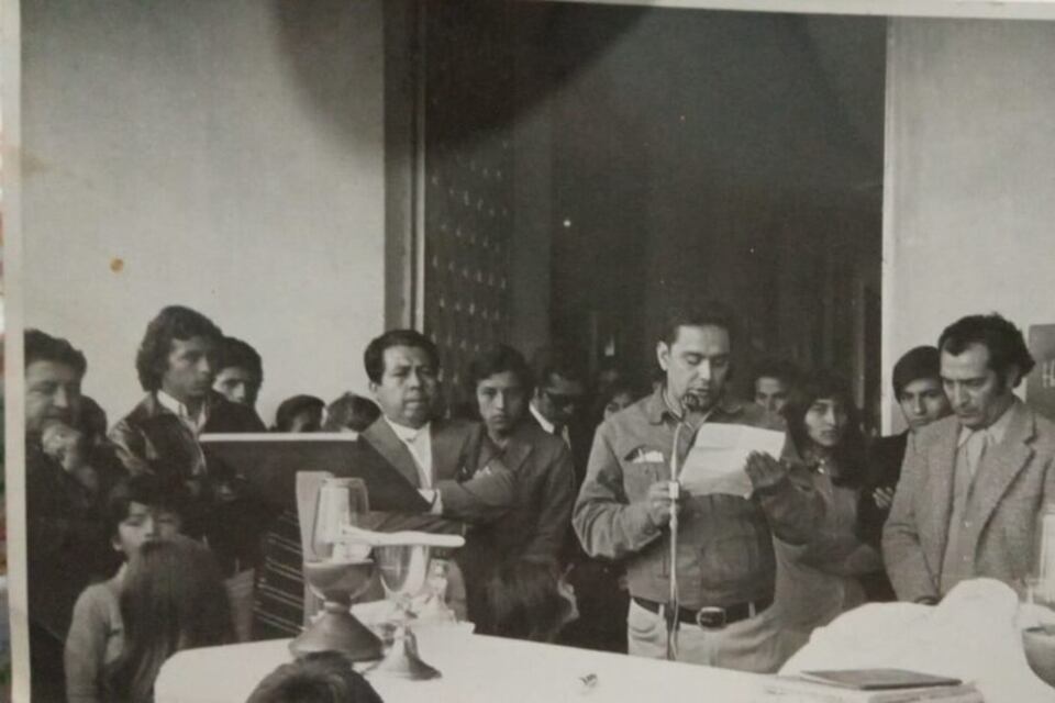 Jorge Santillán cuando era concejal de General Mosconi.