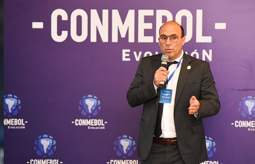 El Secretario General de la Conmebol Gonzalo Belloso.