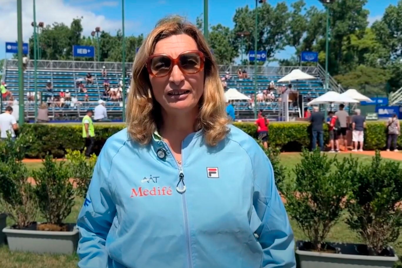 Mercedes Paz, capitana de la Selección Argentina de tenis