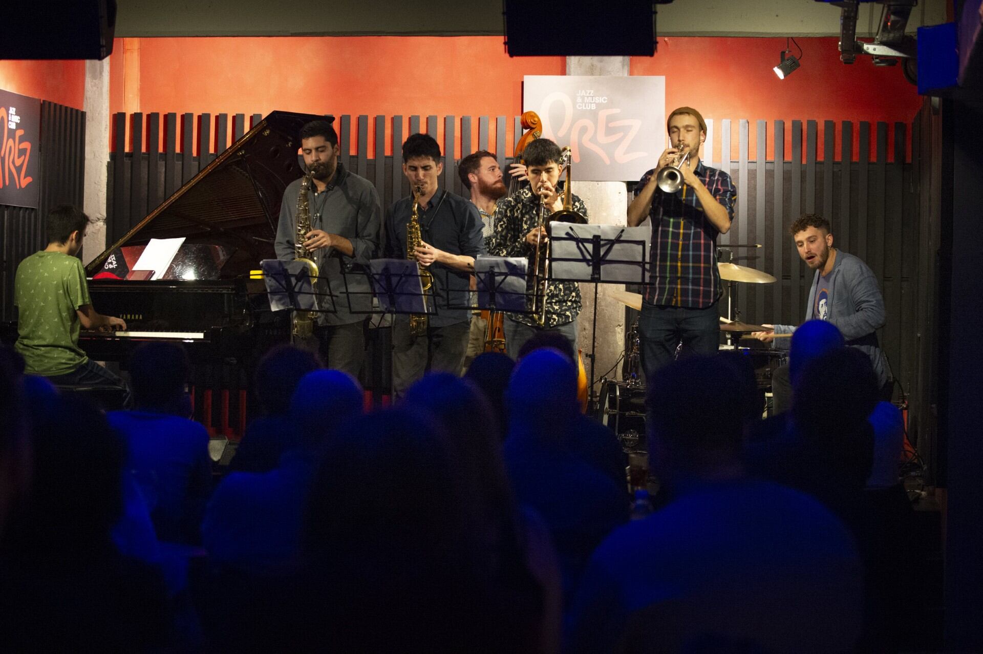 El Nacho Moze Septeto en acción