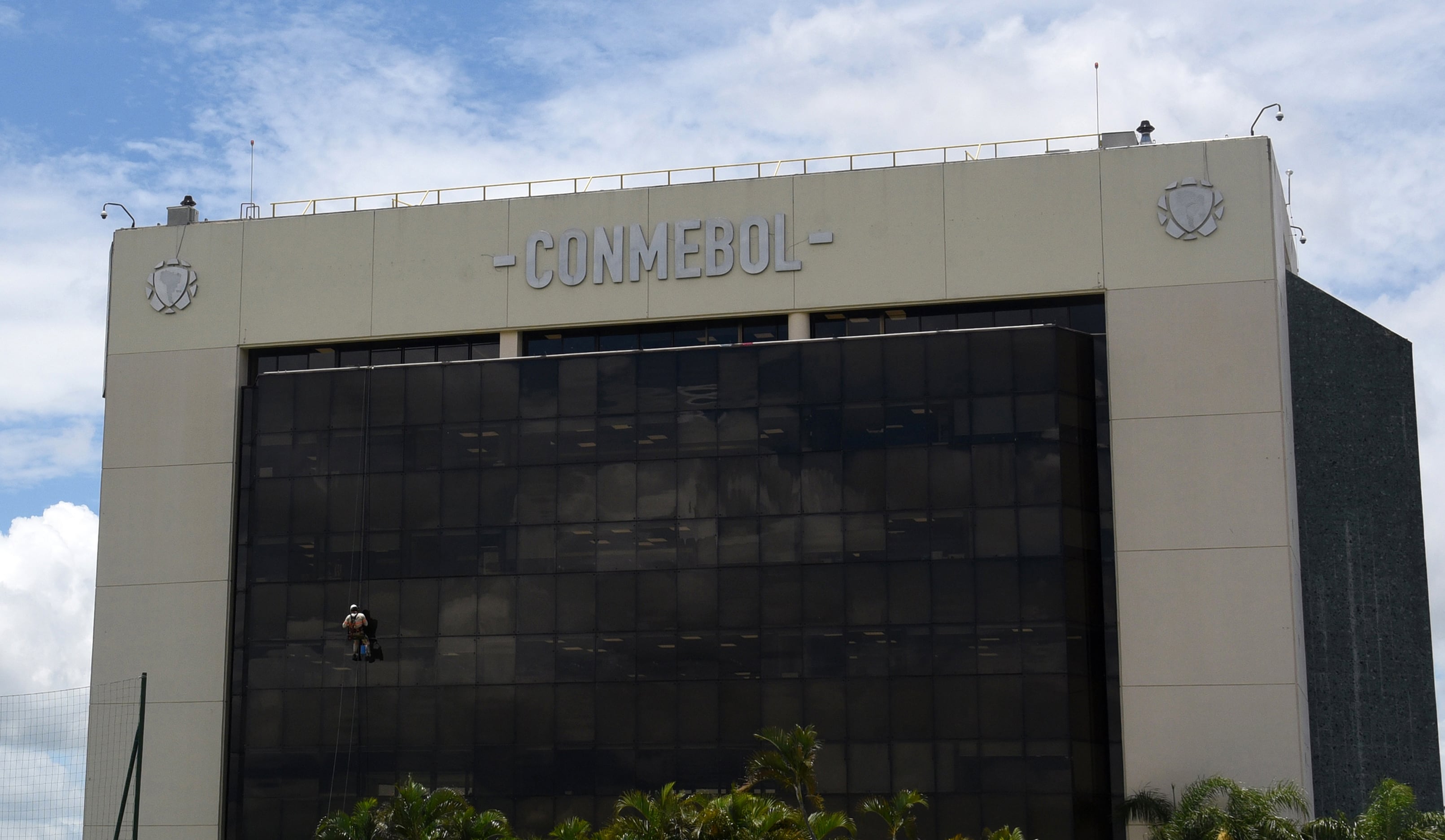 La sede de Conmebol en Luque, Paraguay.