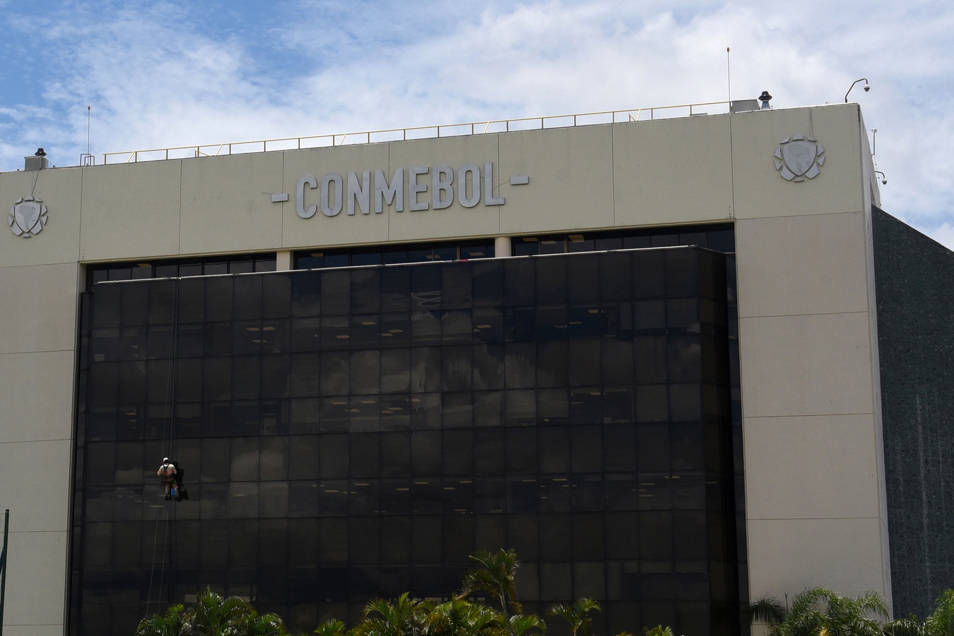 La sede de Conmebol en Luque, Paraguay.