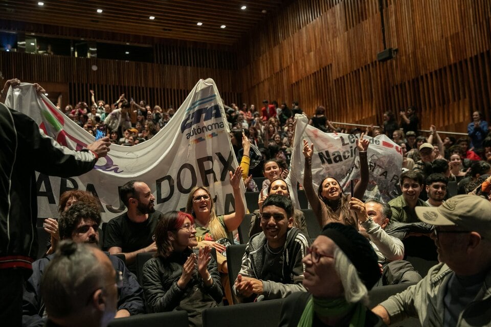 Masivo acto en el CCK para que salga la norma.