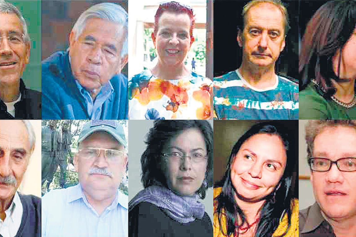 Los integrantes de la comisión de verdad, elegidos en el marco del Acuerdo de Paz.