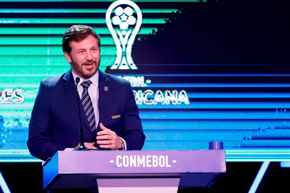 El presidente de la Conmebol Alejandro Domínguez