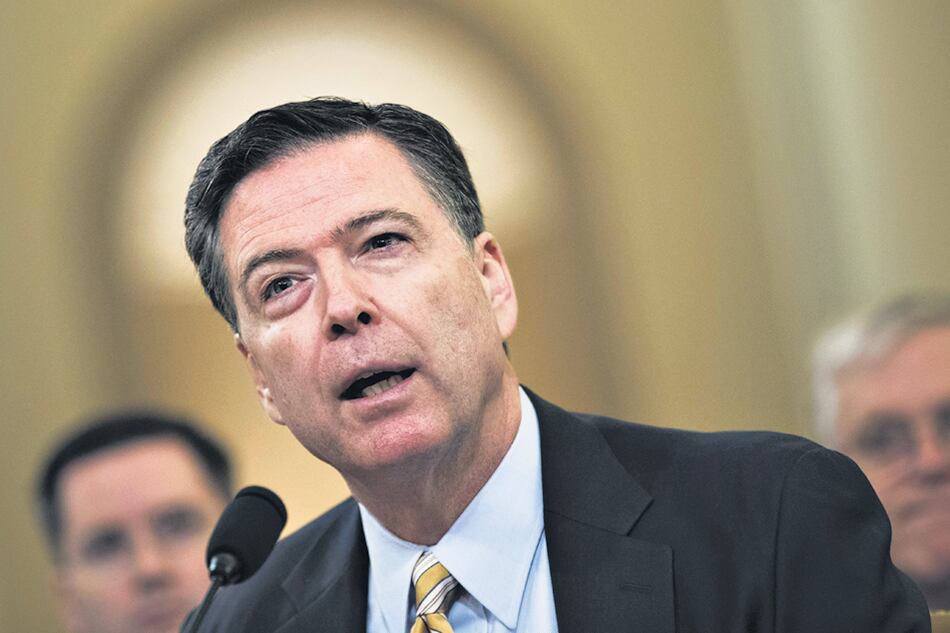 La administración Trump dijo que aceptó la recomendación del fiscal general para despedir a Comey.
