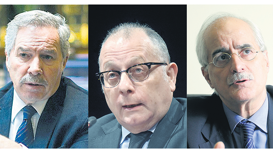 El diputado Felipe Solá, el canciller Jorge Faurie y el diputado del Parlasur Jorge Taiana.