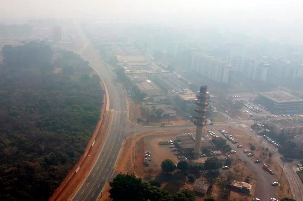 Los incendios ensombrecen a Brasil.
