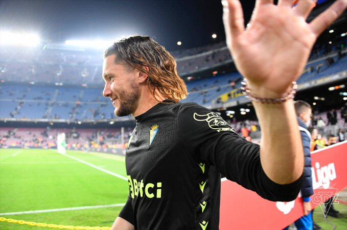 "Conan" Ledesma, el héroe de Cádiz en su exitosa visita ante el culé