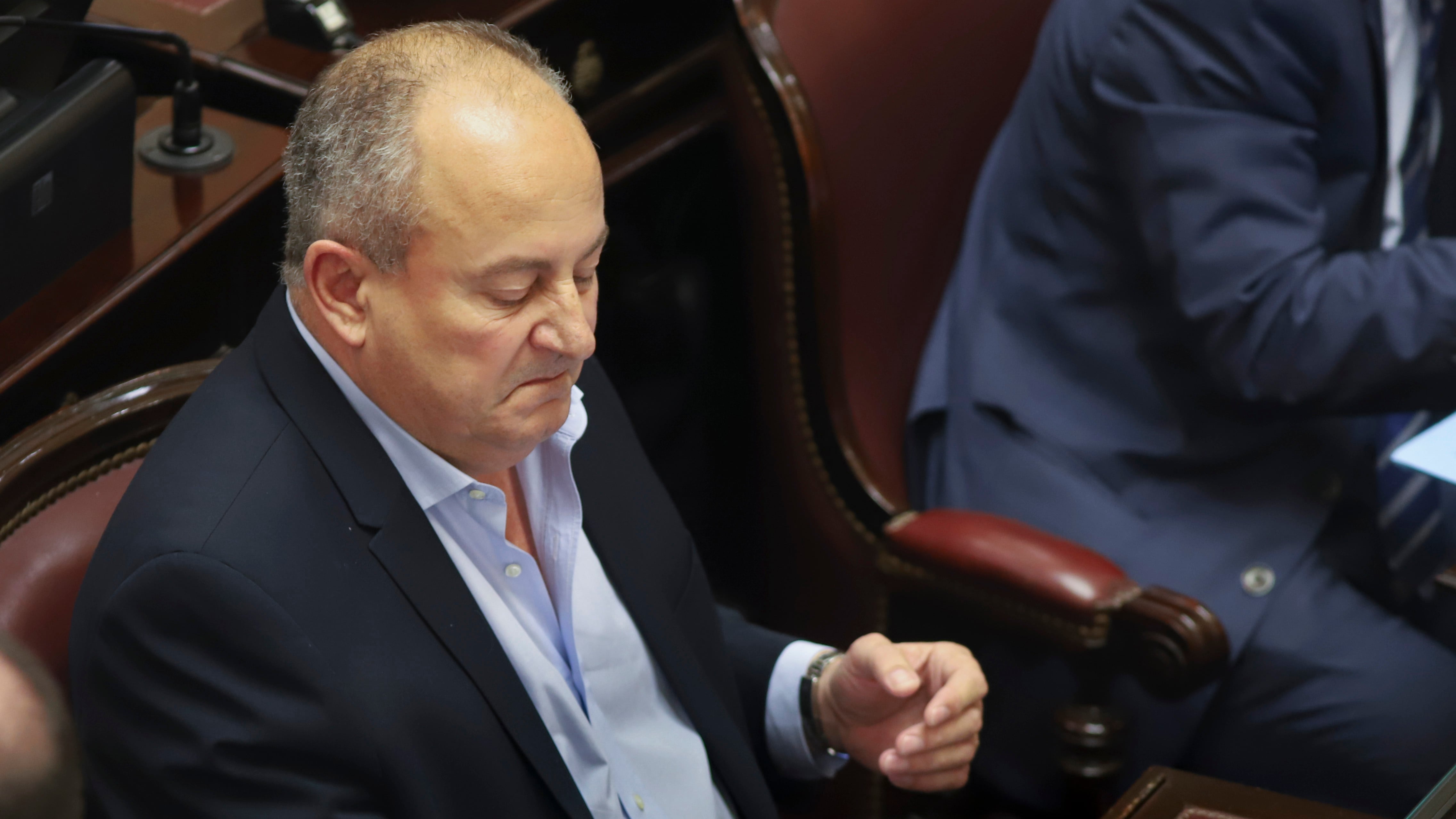 Juan Carlos Marino, el senador radical por La Pampa que afronta una denuncia de acoso.