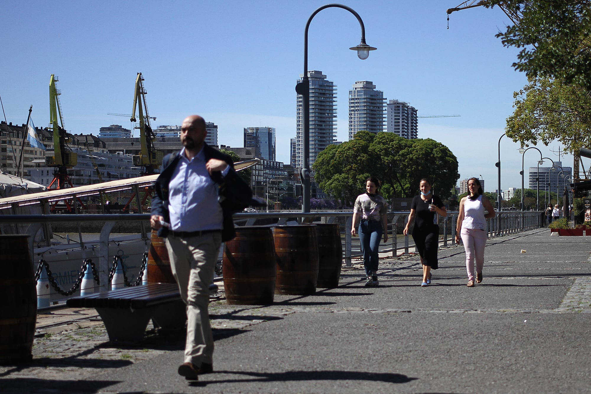 Pronóstico del  SMN para el Amba. Imagen: Carolina Camps.