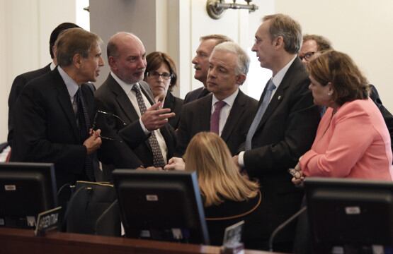 En el centro, de espaldas, la canciller argentina Susana Malcorra, una de las impulsoras de la sesión en la OEA.