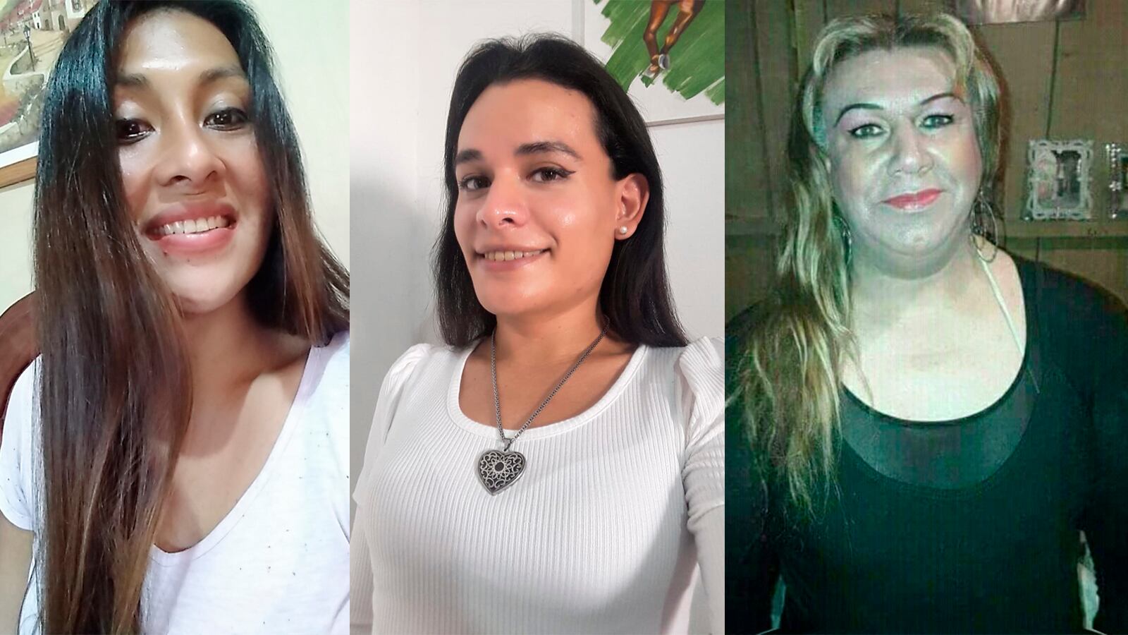 Renata Tapia, Ninna Aparicio y Rosario Rodríguez.