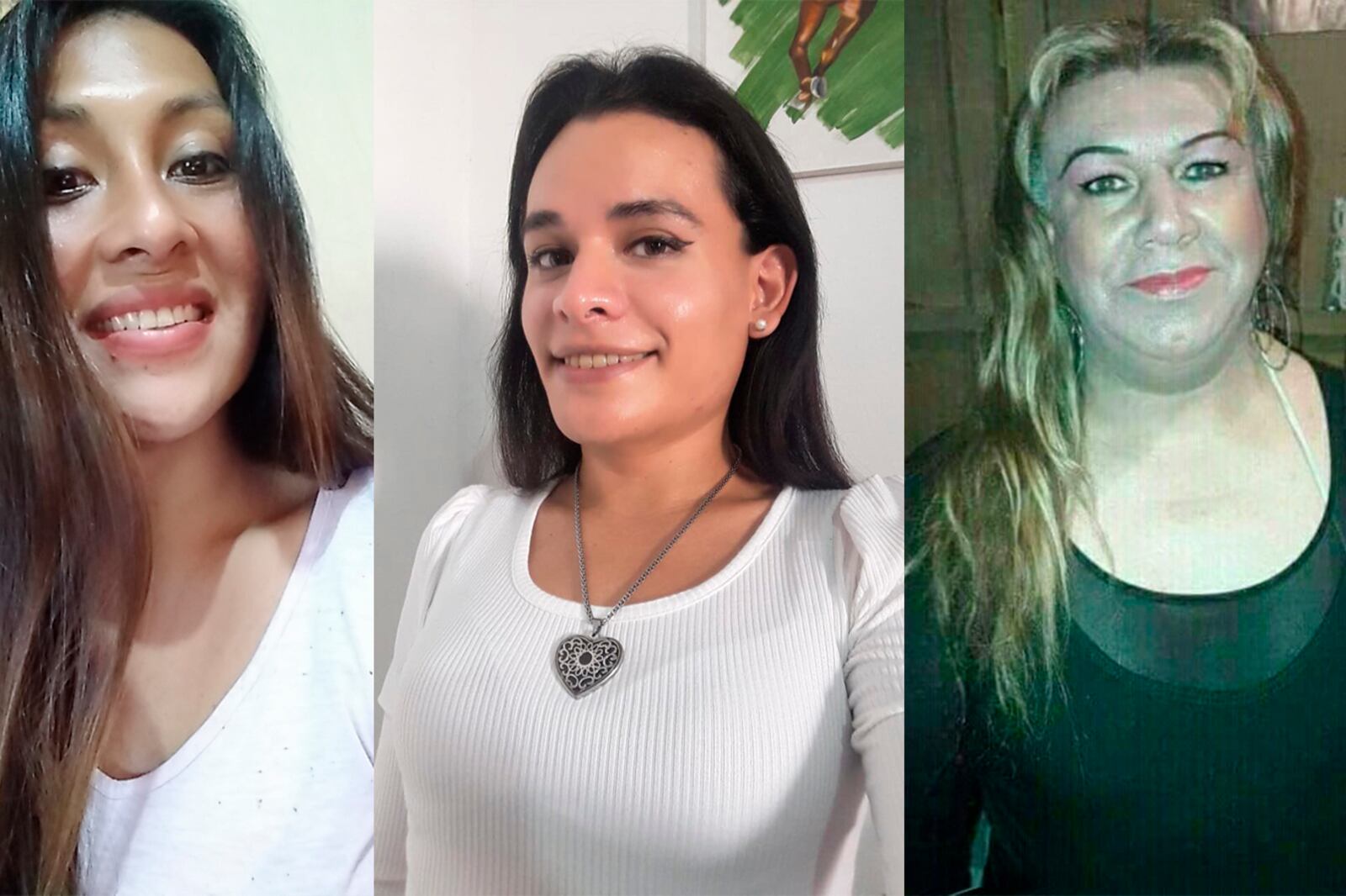 Renata Tapia, Ninna Aparicio y Rosario Rodríguez.