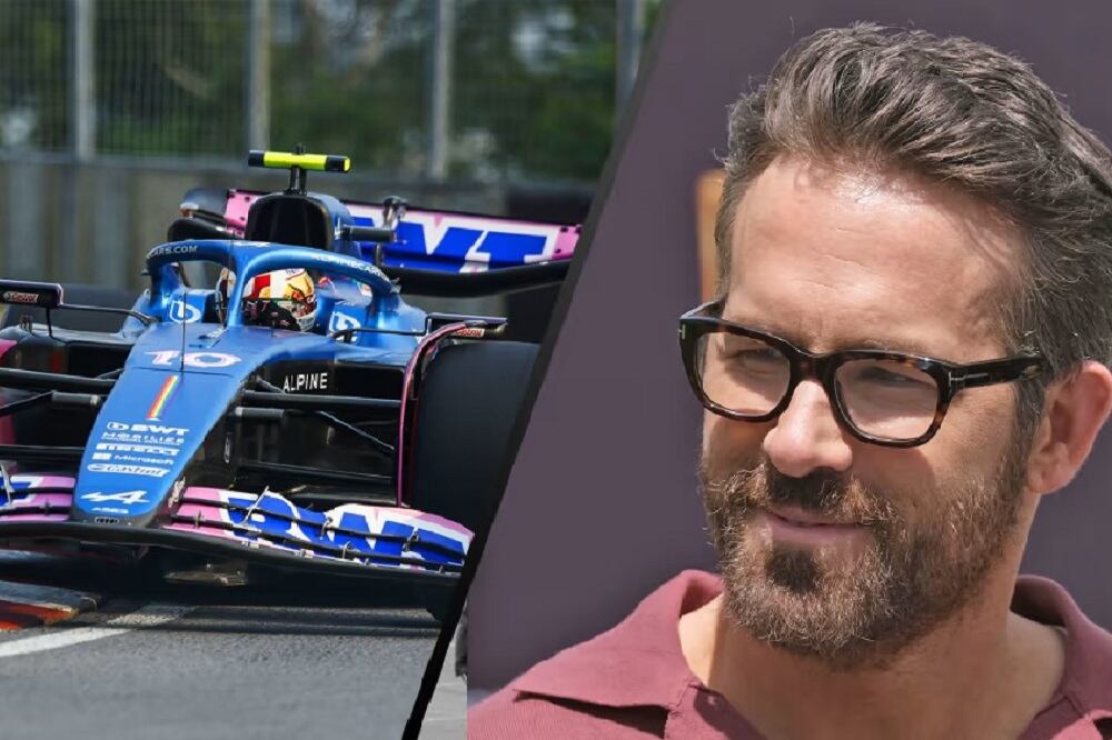 El Alpine de Fórmula 1 y el actor Ryan Reynolds, nuevo propietario