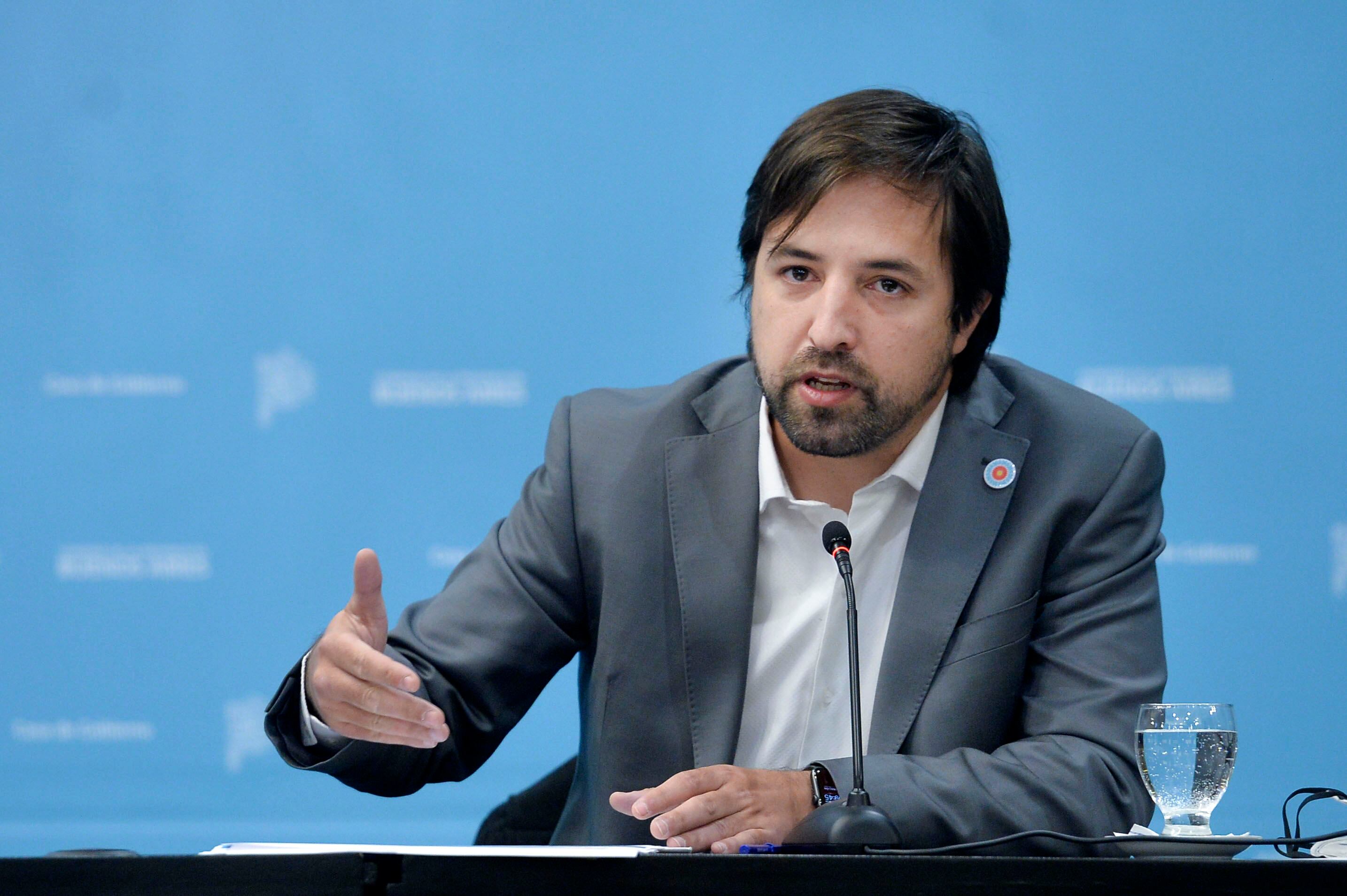 Nicolás Kreplak, ministro de Salud de la provincia de Buenos Aires. 