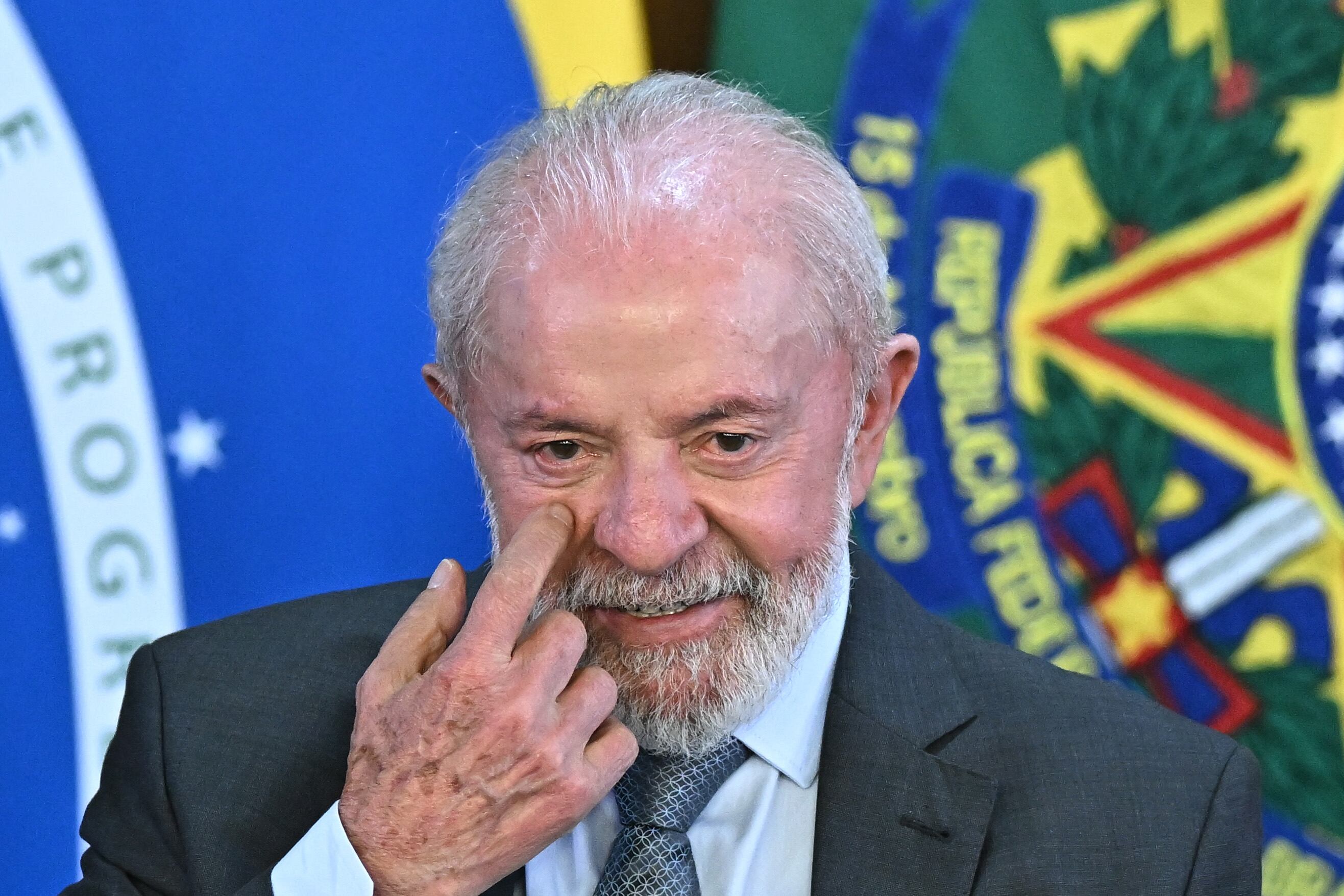Lula da Silva, presidente de Brasil.