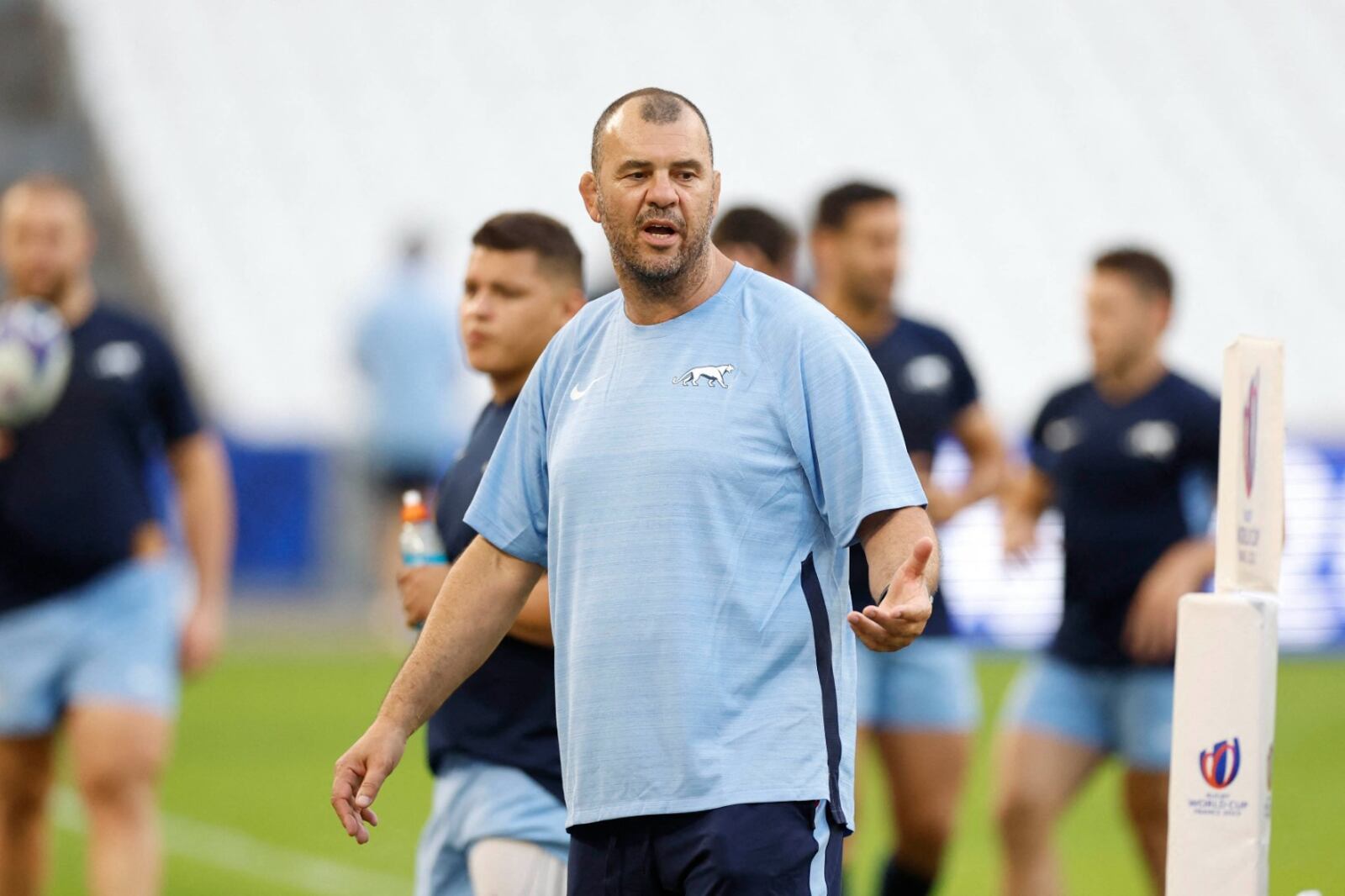 El entrenador australiano Michael Cheika
