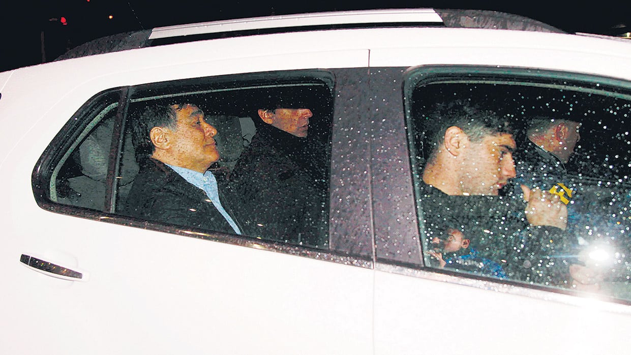 El ex secretario de Legal y Técnica Carlos Zannini fue detenido en la madrugada en Río Gallegos.