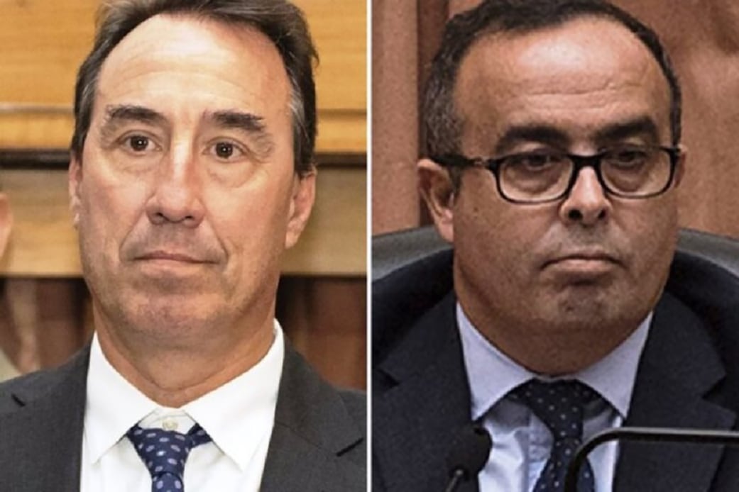 Camaristas Mariano Llorens y Pablo Bertuzzi.