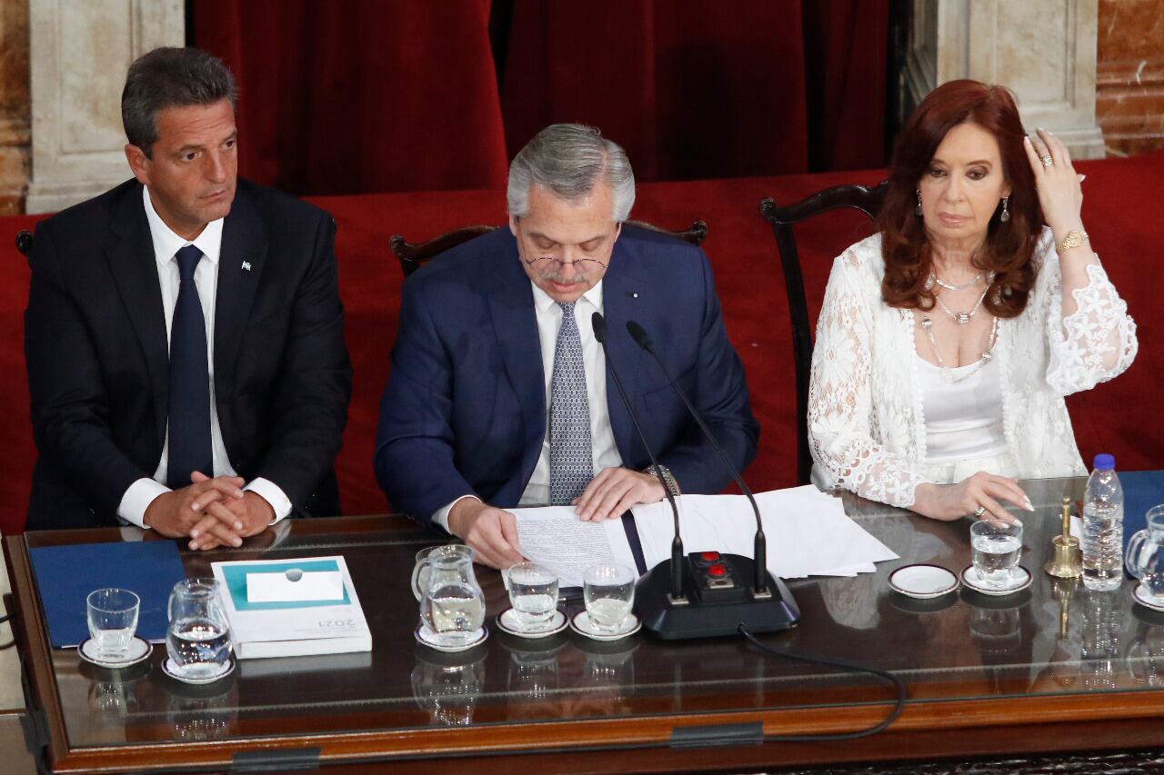 La mayor parte del discurso del Presidente se concentró en la economía.